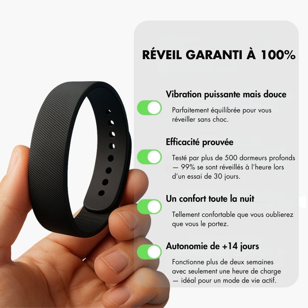 Bracelet vibrant – Réveil 100% garanti - CIRCALIA