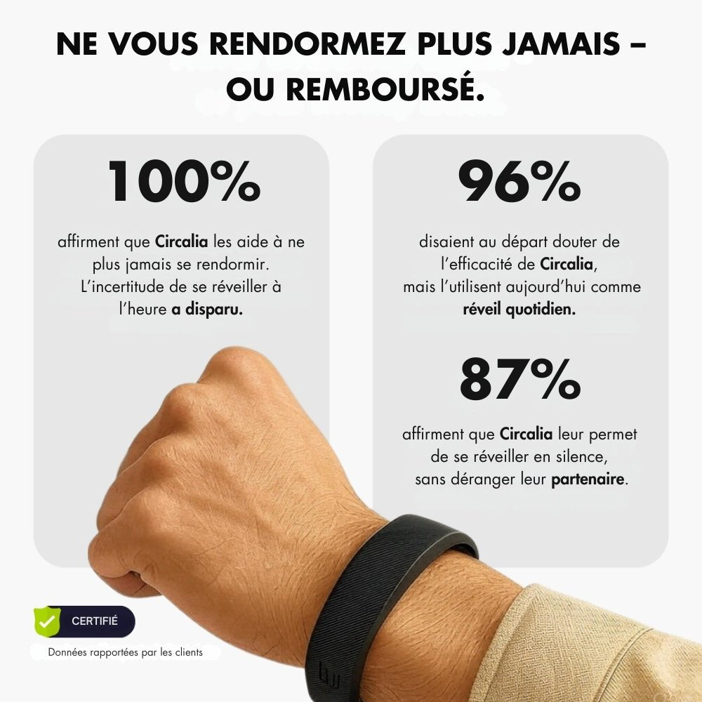 Bracelet vibrant – Réveil 100% garanti - CIRCALIA